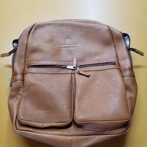 Kaiser Permanente CLAVA leather backpack
